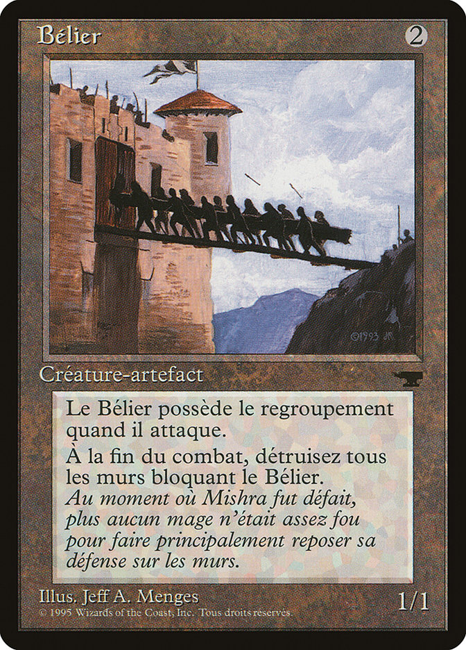Battering Ram (French) - "Belier" [Renaissance] | Game Grid - Logan
