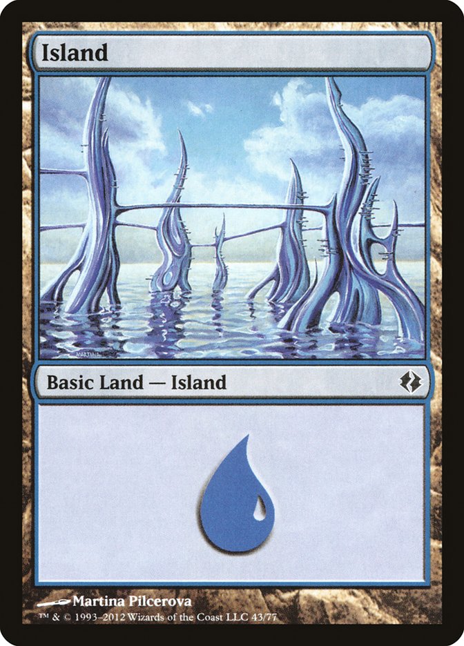 Island (43) [Duel Decks: Venser vs. Koth] | Game Grid - Logan