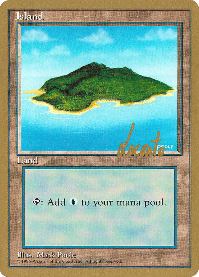 Island (ml367) (Michael Loconto) [Pro Tour Collector Set] | Game Grid - Logan