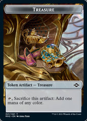 Beast // Treasure (21) Double-Sided Token [Modern Horizons 2 Tokens] | Game Grid - Logan