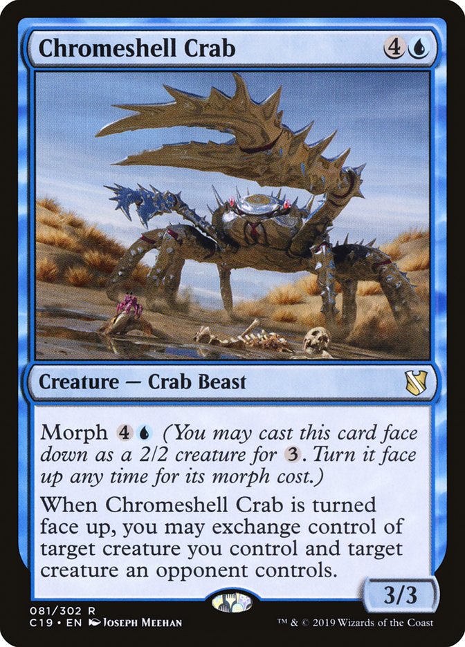Chromeshell Crab [Commander 2019] | Game Grid - Logan
