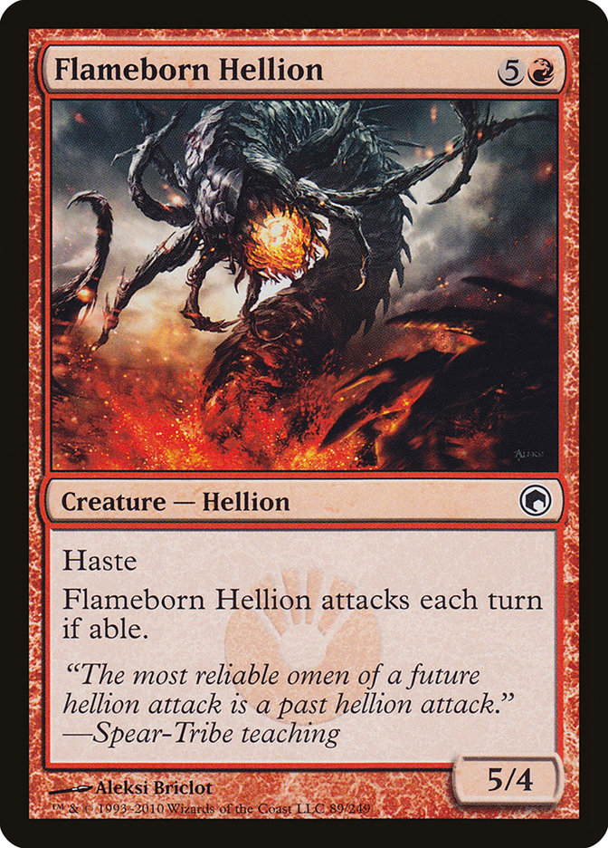Flameborn Hellion [Scars of Mirrodin] | Game Grid - Logan