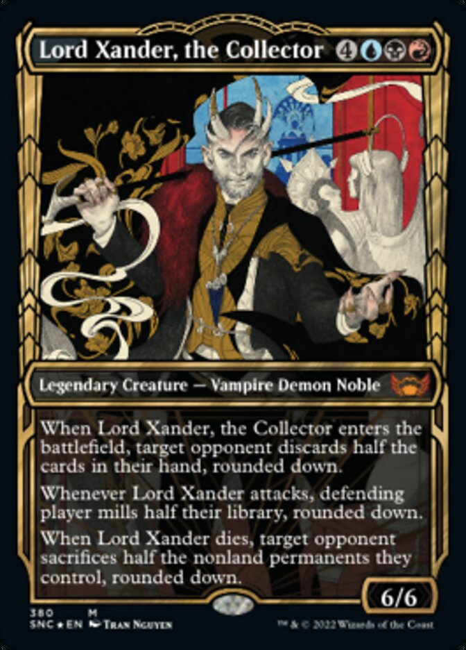 Lord Xander, the Collector (Showcase Golden Age Gilded Foil) [Streets of New Capenna] | Game Grid - Logan