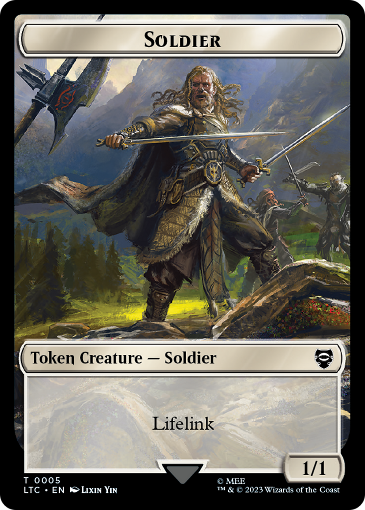 Soldier // Food Token [The Lord of the Rings: Tales of Middle-Earth Commander Tokens] | Game Grid - Logan