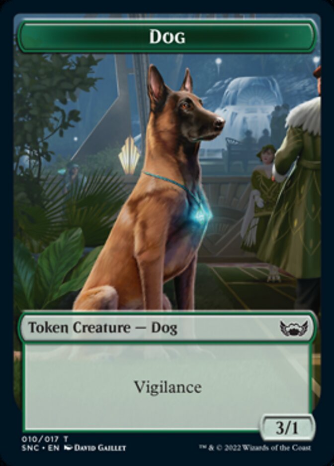 Fish // Dog Double-Sided Token [Streets of New Capenna Tokens] | Game Grid - Logan