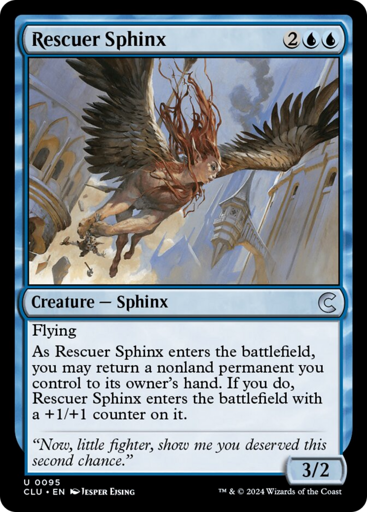 Rescuer Sphinx [Ravnica: Clue Edition] | Game Grid - Logan