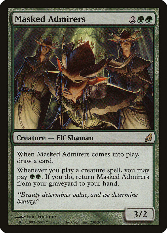 Masked Admirers [Lorwyn] | Game Grid - Logan