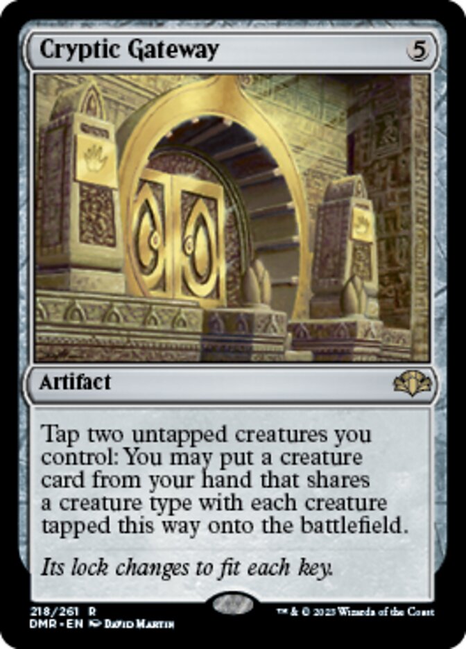 Cryptic Gateway [Dominaria Remastered] | Game Grid - Logan