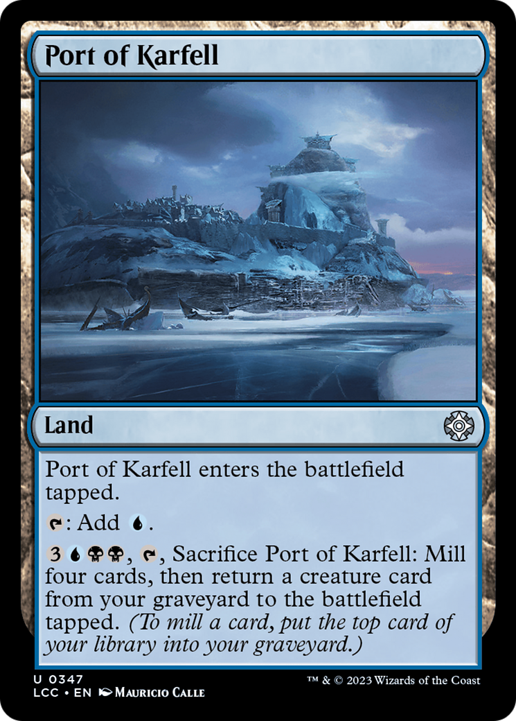 Port of Karfell [The Lost Caverns of Ixalan Commander] | Game Grid - Logan