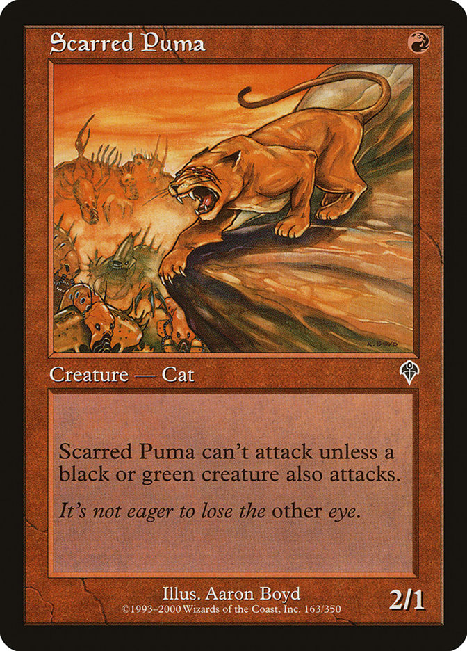 Scarred Puma [Invasion] | Game Grid - Logan