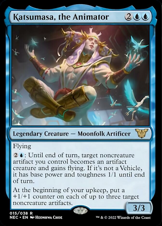 Katsumasa, the Animator [Kamigawa: Neon Dynasty Commander] | Game Grid - Logan