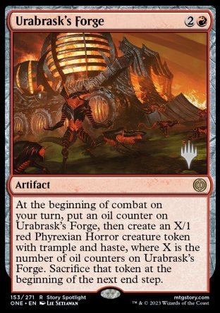 Urabrask's Forge (Promo Pack) [Phyrexia: All Will Be One Promos] | Game Grid - Logan