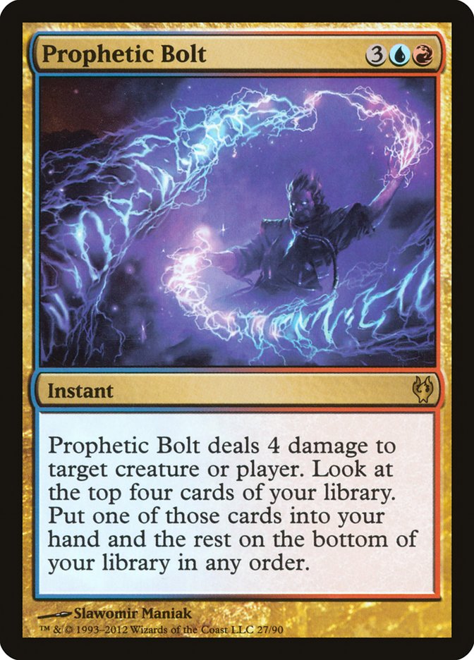 Prophetic Bolt [Duel Decks: Izzet vs. Golgari] | Game Grid - Logan