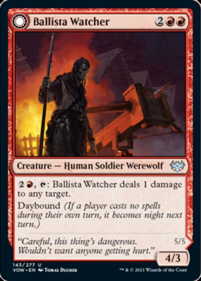 Ballista Watcher // Ballista Wielder [Innistrad: Crimson Vow] | Game Grid - Logan