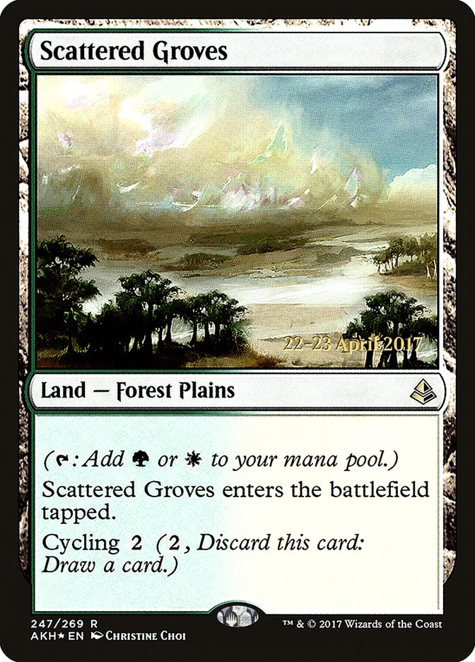 Scattered Groves [Amonkhet Prerelease Promos] | Game Grid - Logan