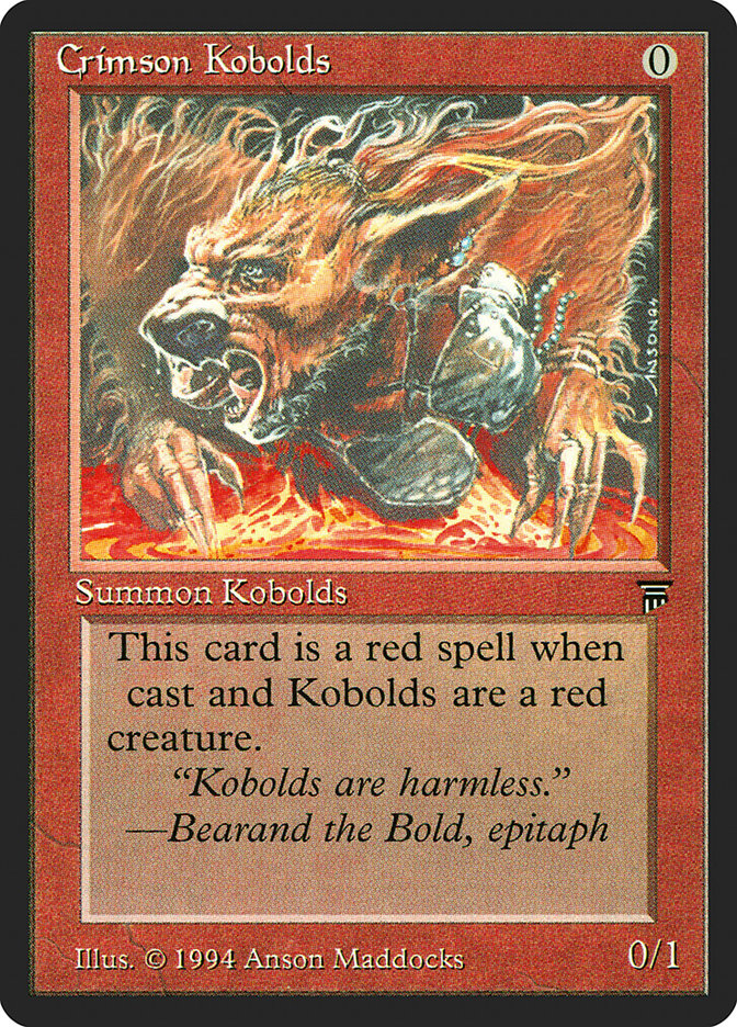 Crimson Kobolds [Legends] | Game Grid - Logan