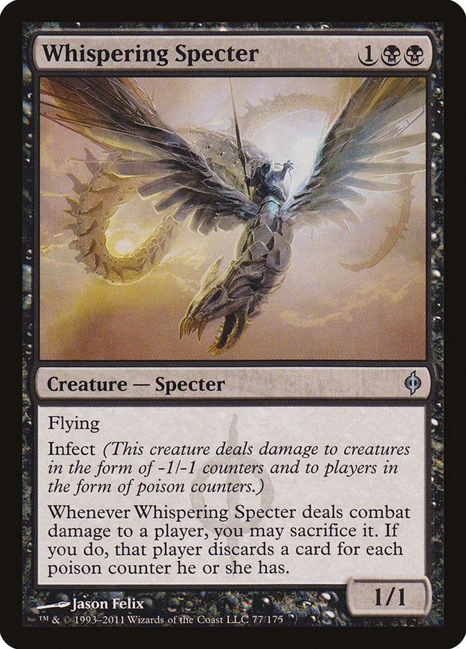 Whispering Specter [New Phyrexia] | Game Grid - Logan
