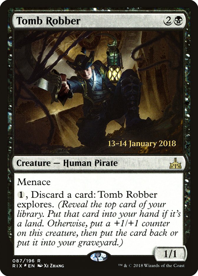 Tomb Robber [Rivals of Ixalan Prerelease Promos] | Game Grid - Logan
