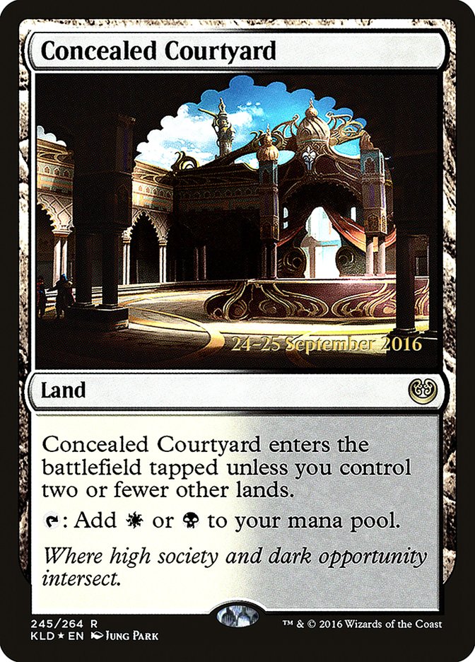 Concealed Courtyard [Kaladesh Prerelease Promos] | Game Grid - Logan