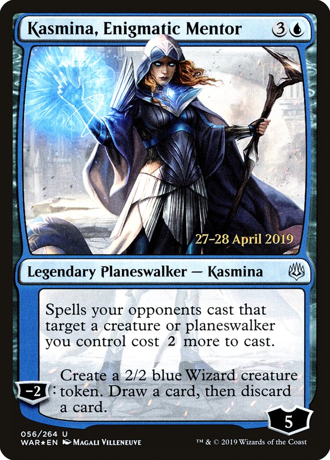 Kasmina, Enigmatic Mentor [War of the Spark Prerelease Promos] | Game Grid - Logan