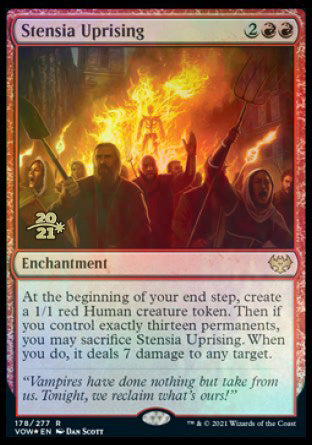 Stensia Uprising [Innistrad: Crimson Vow Prerelease Promos] | Game Grid - Logan