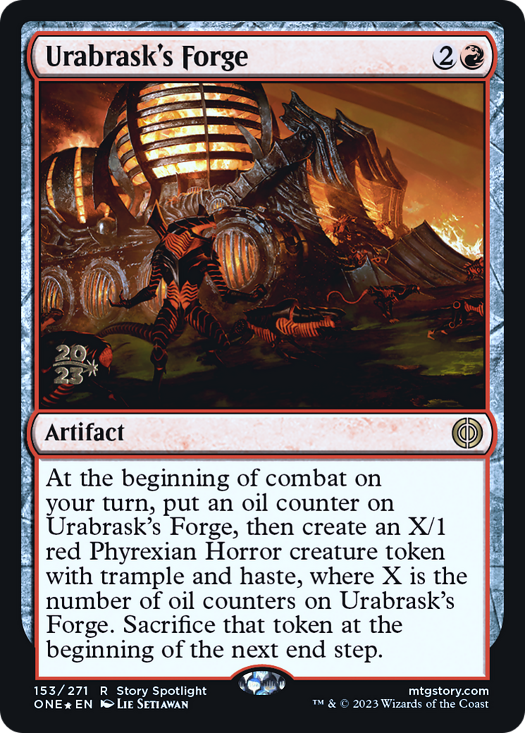 Urabrask's Forge [Phyrexia: All Will Be One Prerelease Promos] | Game Grid - Logan