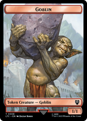 Goblin // Wraith Double-Sided Token [The Lord of the Rings: Tales of Middle-Earth Commander Tokens] | Game Grid - Logan