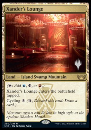 Xander's Lounge (Promo Pack) [Streets of New Capenna Promos] | Game Grid - Logan