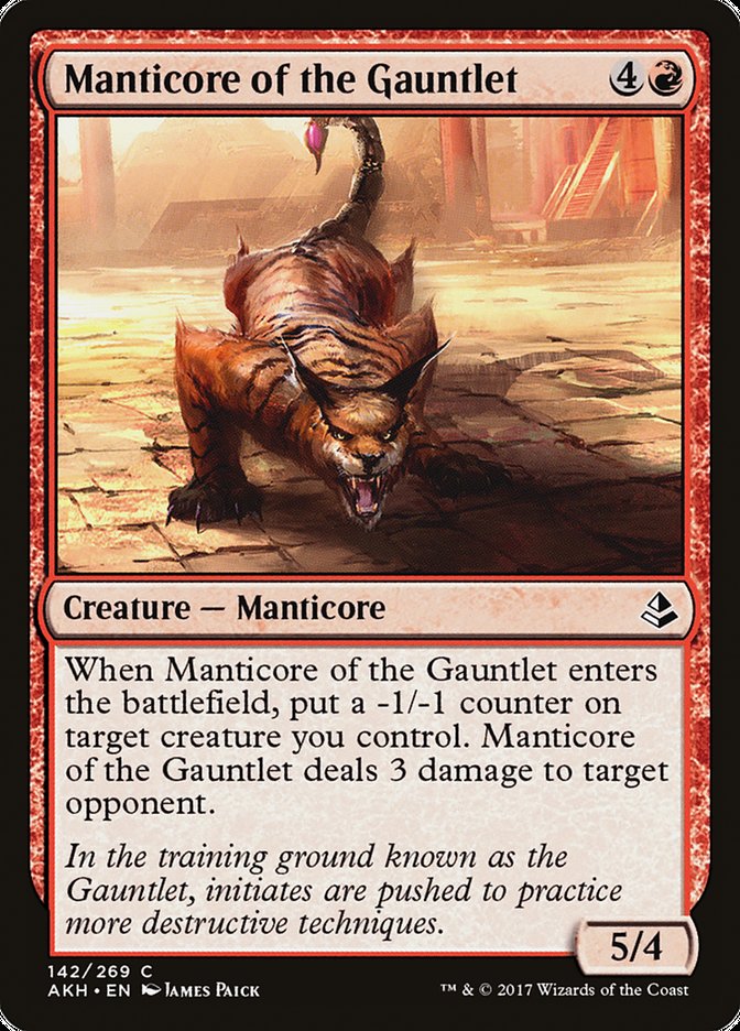 Manticore of the Gauntlet [Amonkhet] | Game Grid - Logan