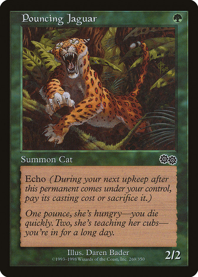 Pouncing Jaguar [Urza's Saga] | Game Grid - Logan
