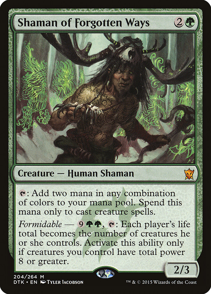 Shaman of Forgotten Ways [Dragons of Tarkir] | Game Grid - Logan