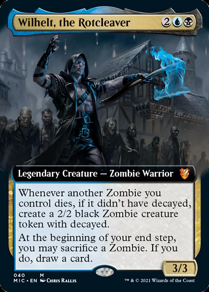 Wilhelt, the Rotcleaver (Extended Art) [Innistrad: Midnight Hunt Commander] | Game Grid - Logan