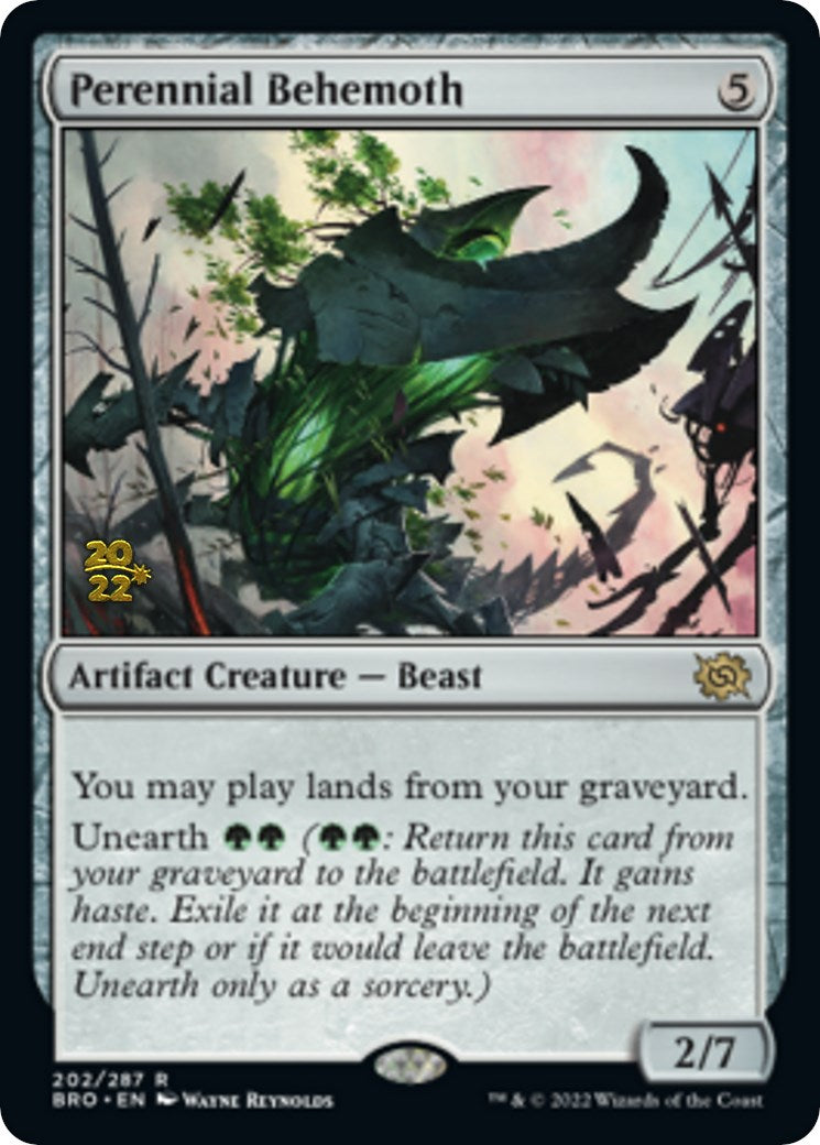 Perennial Behemoth [The Brothers' War Prerelease Promos] | Game Grid - Logan