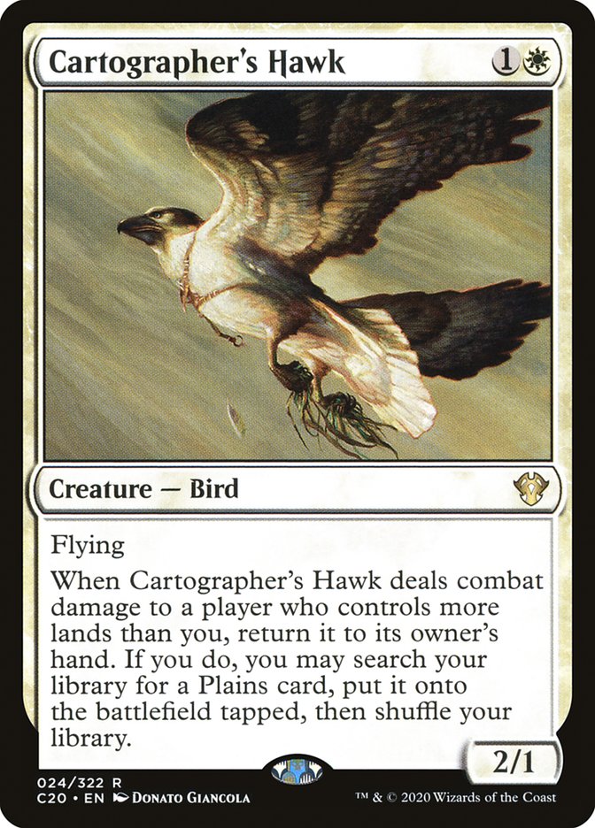 Cartographer's Hawk [Commander 2020] | Game Grid - Logan