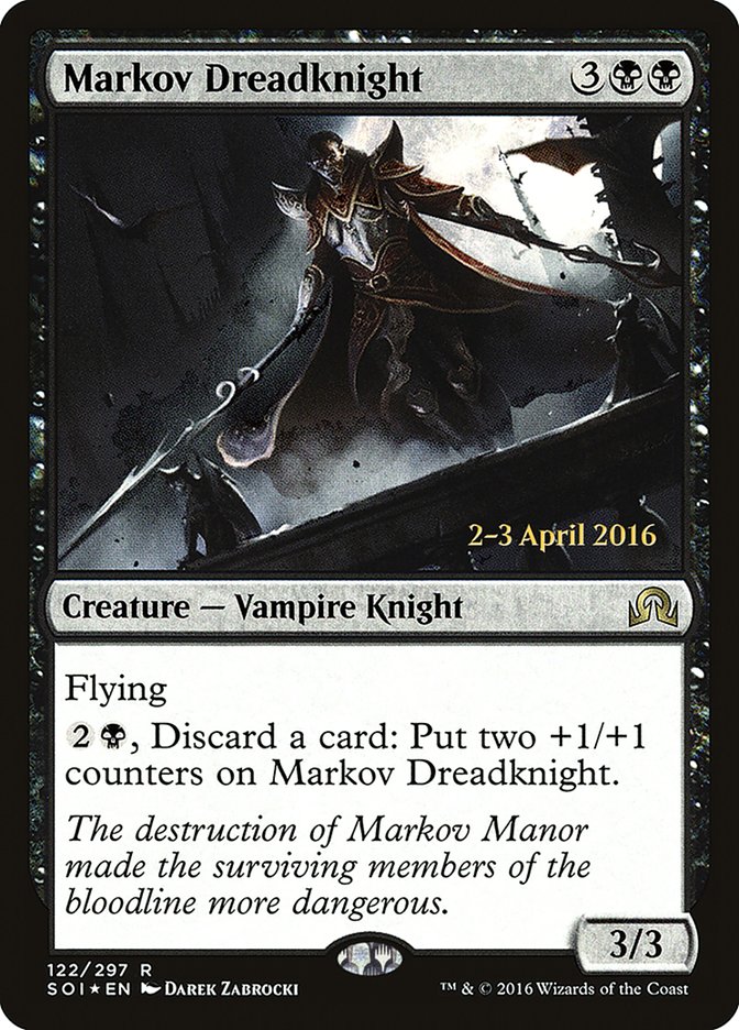Markov Dreadknight [Shadows over Innistrad Prerelease Promos] | Game Grid - Logan
