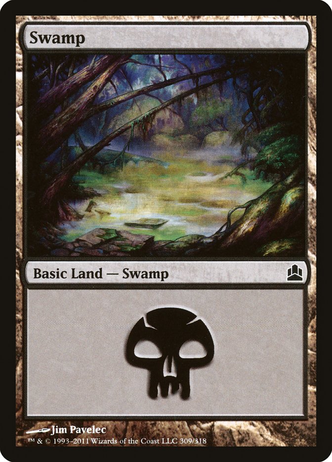 Swamp (309) [Commander 2011] | Game Grid - Logan