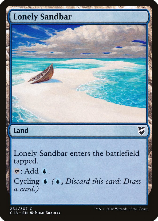 Lonely Sandbar [Commander 2018] | Game Grid - Logan