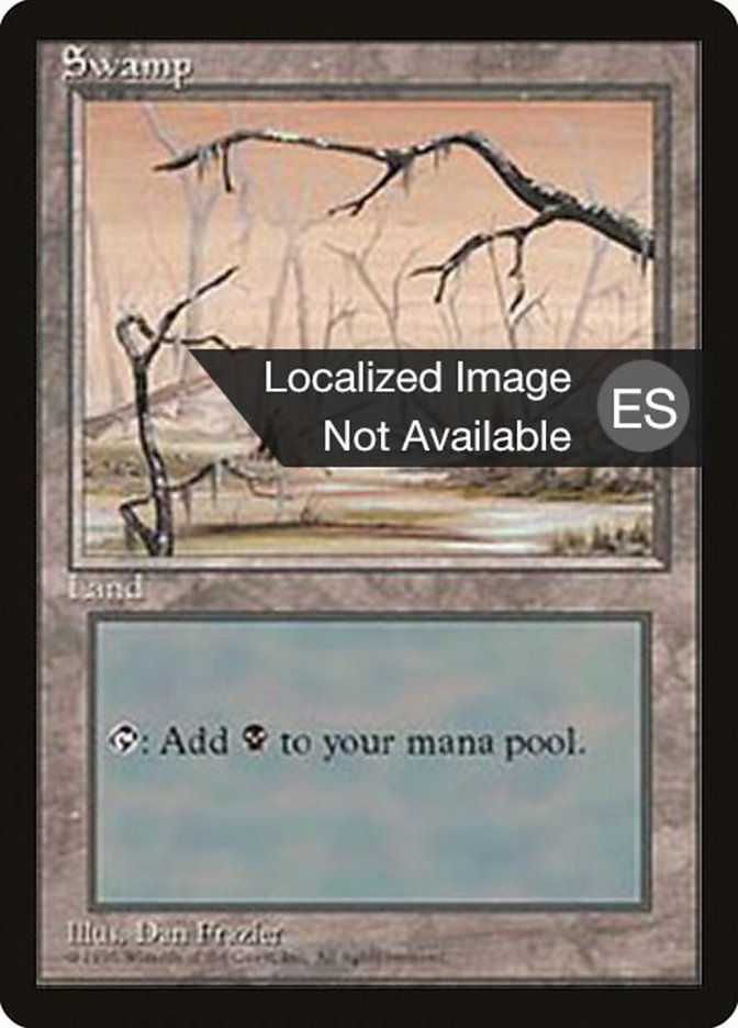 Swamp (B) [Fourth Edition (Foreign Black Border)] | Game Grid - Logan