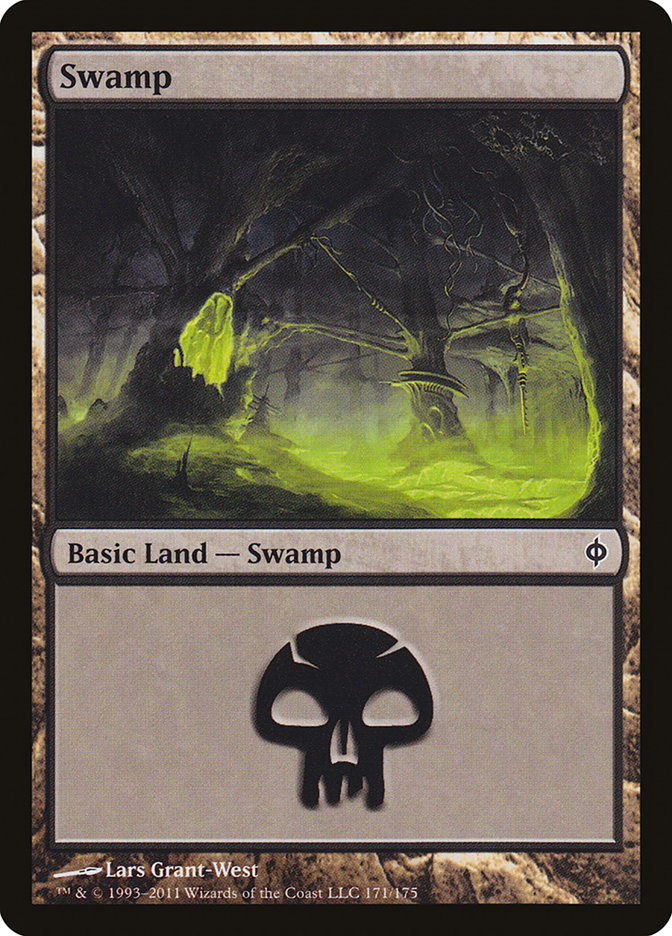 Swamp (171) [New Phyrexia] | Game Grid - Logan