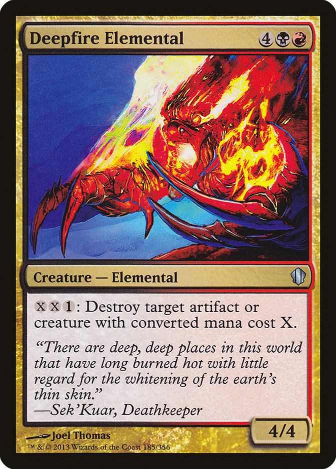 Deepfire Elemental [Commander 2013] | Game Grid - Logan