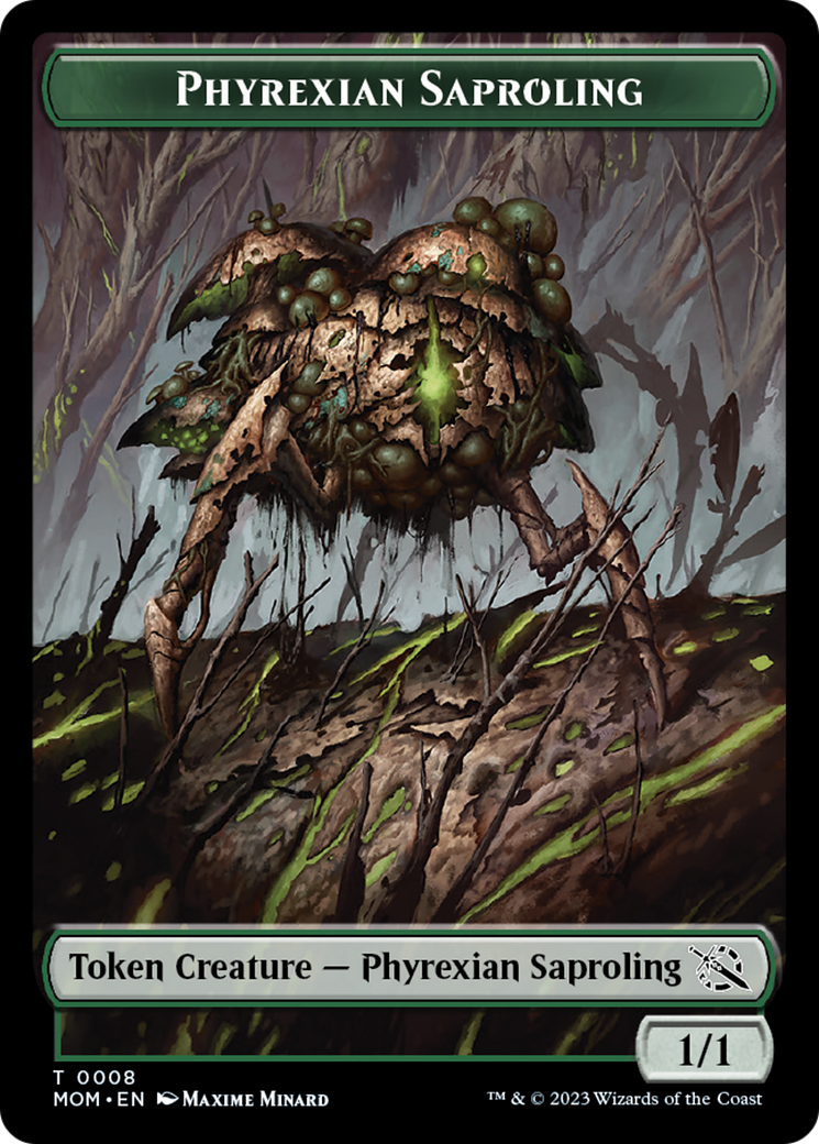 First Mate Ragavan // Phyrexian Saproling Double-Sided Token [March of the Machine Tokens] | Game Grid - Logan