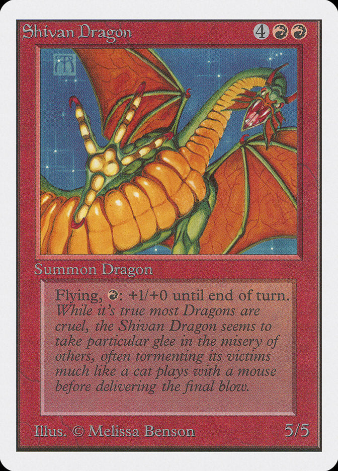 Shivan Dragon [Unlimited Edition] | Game Grid - Logan