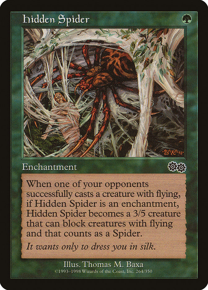 Hidden Spider [Urza's Saga] | Game Grid - Logan