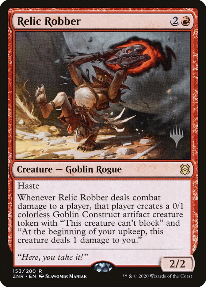 Relic Robber (Promo Pack) [Zendikar Rising Promos] | Game Grid - Logan