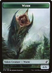 Beast (014) // Wurm Double-Sided Token [Commander 2019 Tokens] | Game Grid - Logan