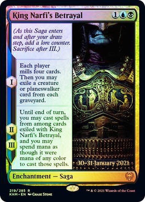 King Narfi's Betrayal [Kaldheim Prerelease Promos] | Game Grid - Logan