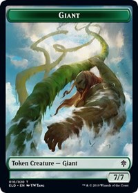 Giant // Food (17) Double-Sided Token [Throne of Eldraine Tokens] | Game Grid - Logan