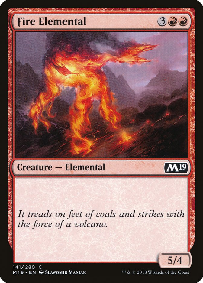 Fire Elemental [Core Set 2019] | Game Grid - Logan