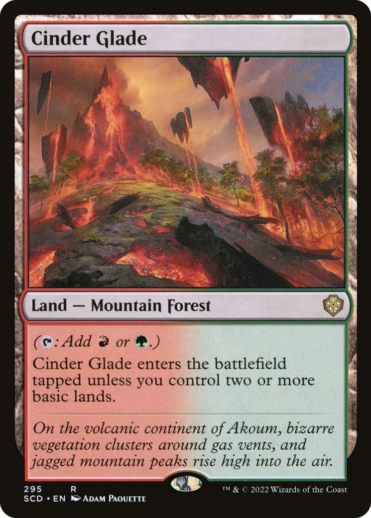 Cinder Glade [Starter Commander Decks] | Game Grid - Logan