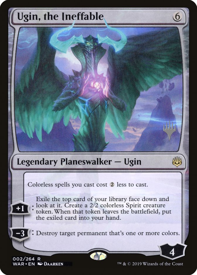 Ugin, the Ineffable (Promo Pack) [War of the Spark Promos] | Game Grid - Logan
